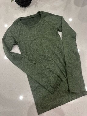 Olive Green Lululemon Swiftly Tech